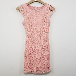 Crochet Dress | Mini Easter Pink Small